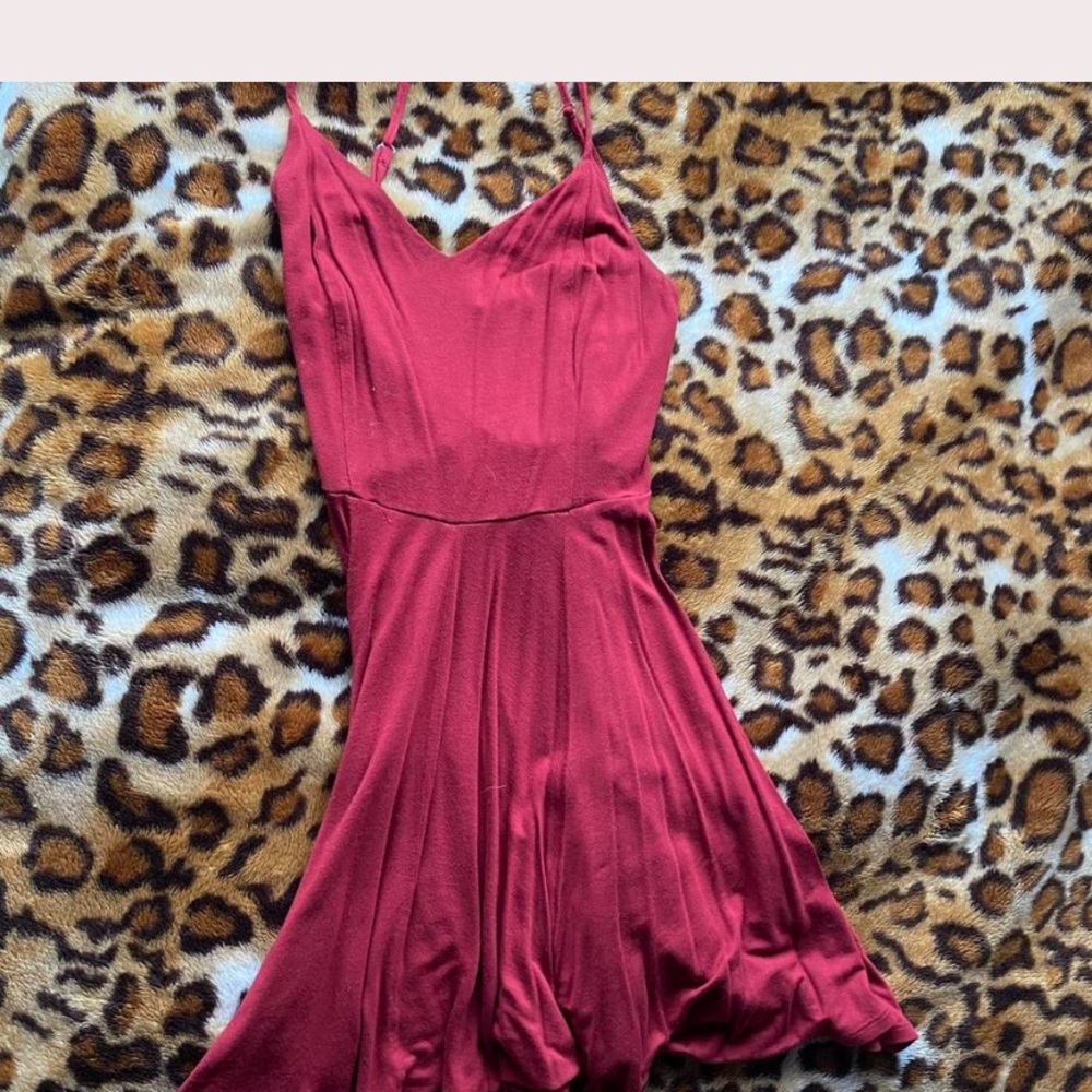 Forever 21 Pink Asymmetrical Ruched Mini Dress